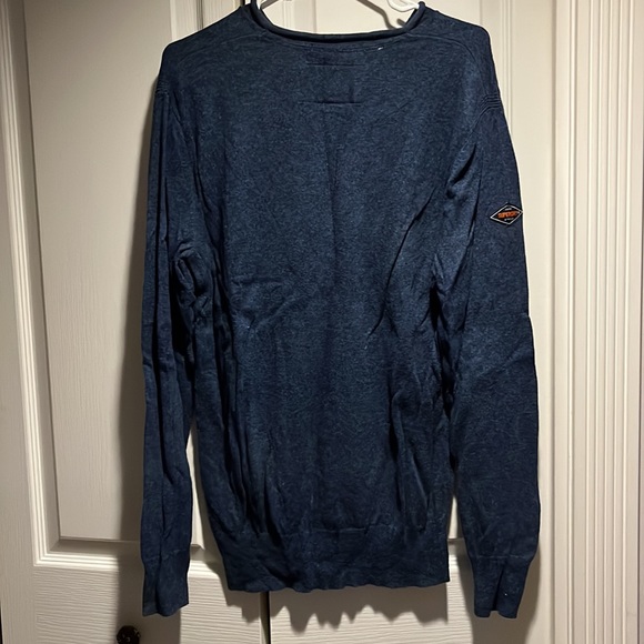 Super Dry men’s blue sweater in size L - Picture 2 of 4